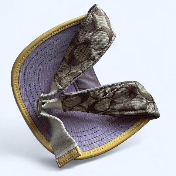 Coach Women's Brown and Tan Hat - Picture 2 of 6